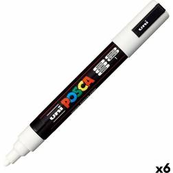 Posca Paint marker Uni Posca PC-5M white 1,8-2,5m. [Levering: 1-2 dage.]